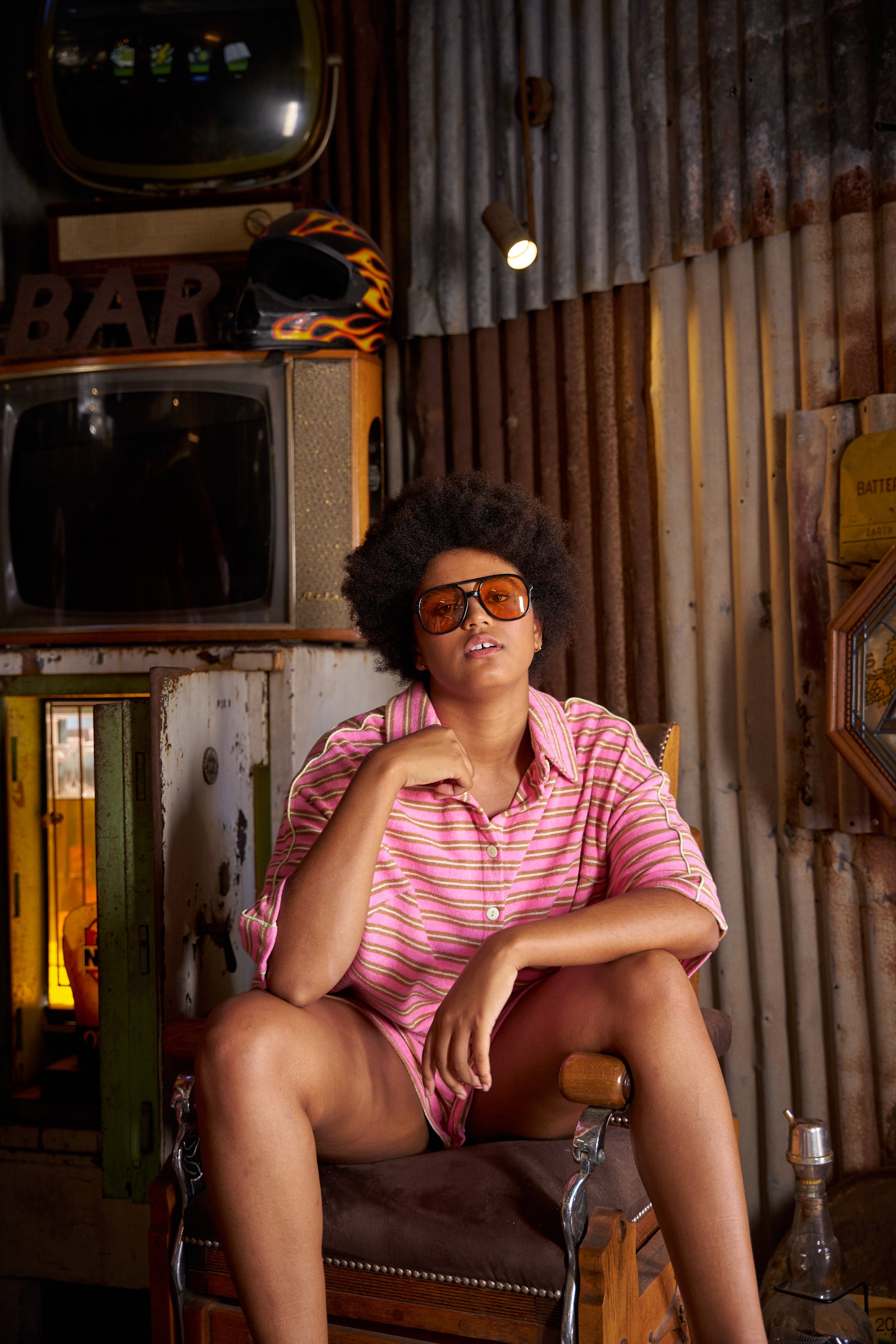 Candy Stripe Playsuit