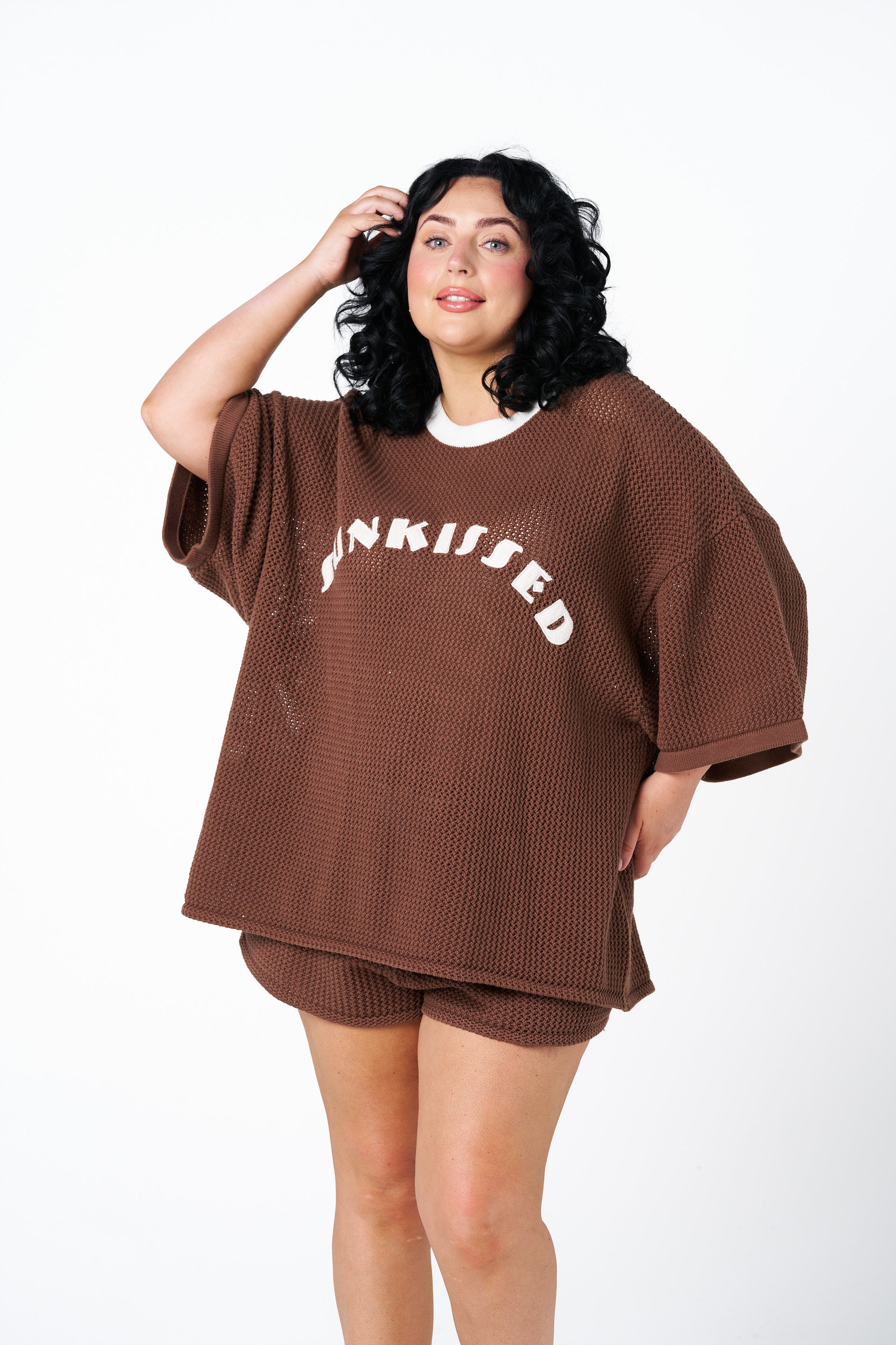 Sunkissed Chocolate Knit Shorts