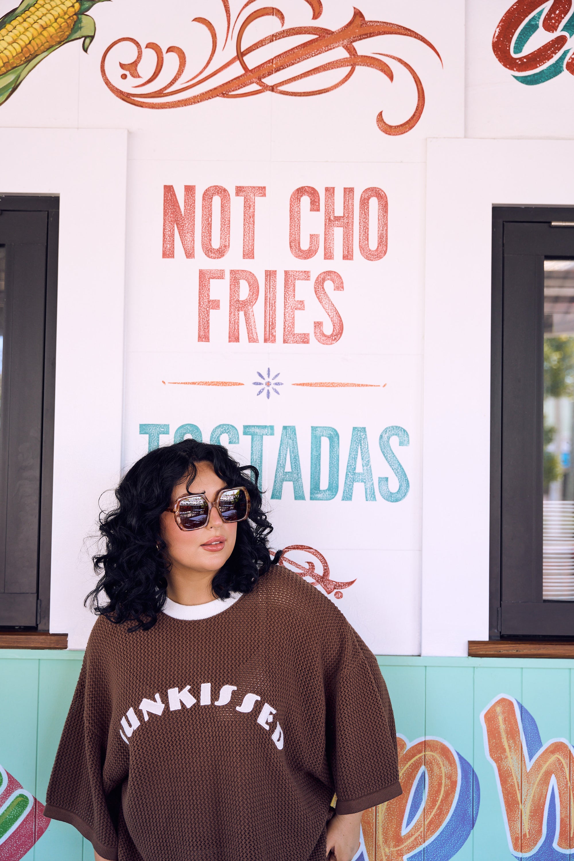 Sunkissed Chocolate Knit Tee