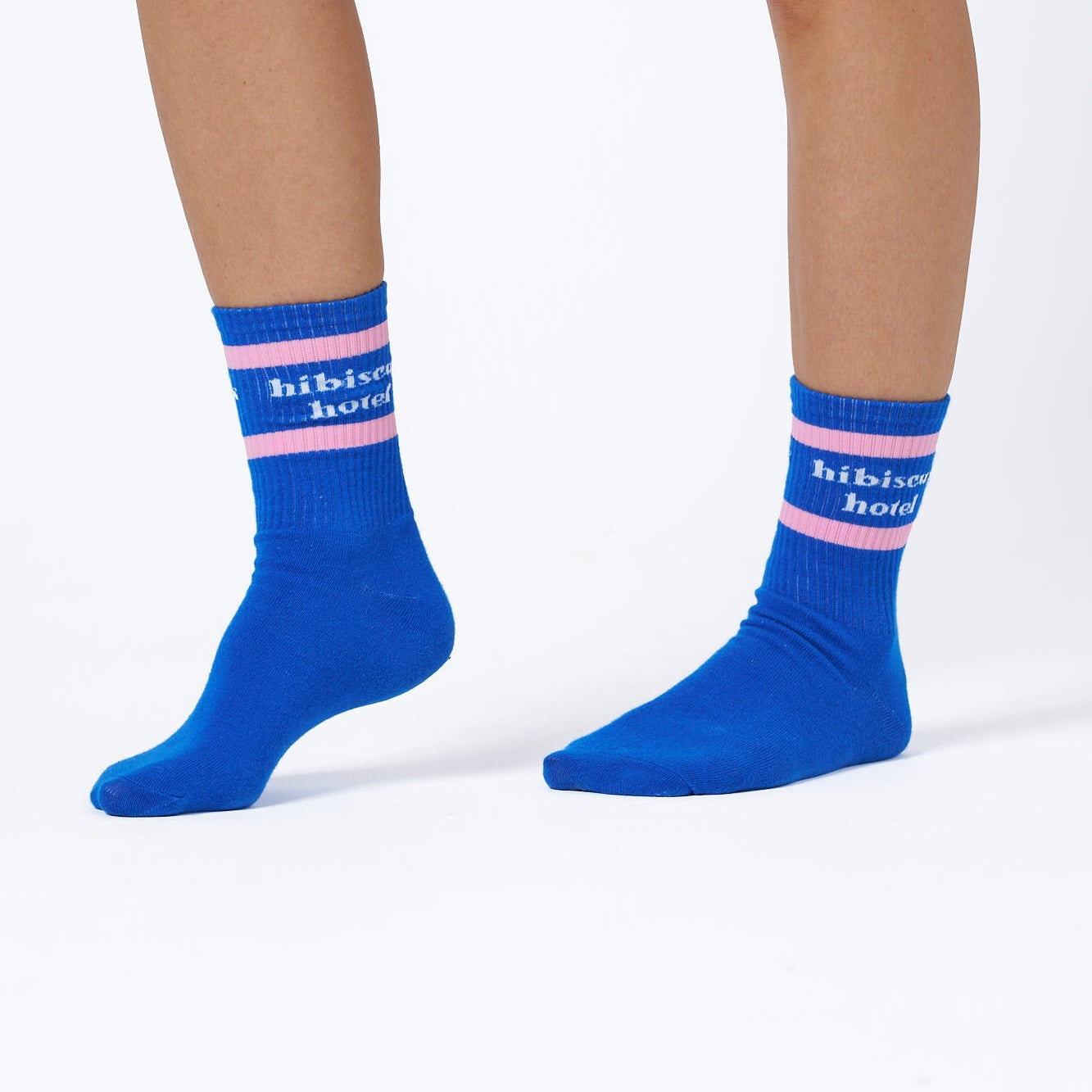 The Layover Sock ~ Blue & Pink