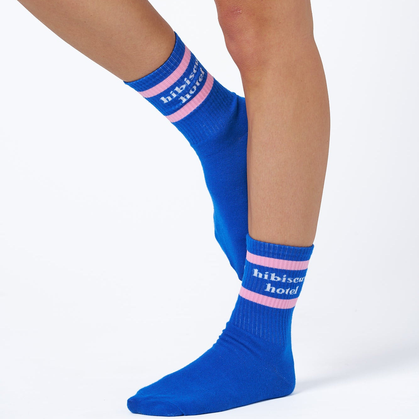 The Layover Sock ~ Blue & Pink