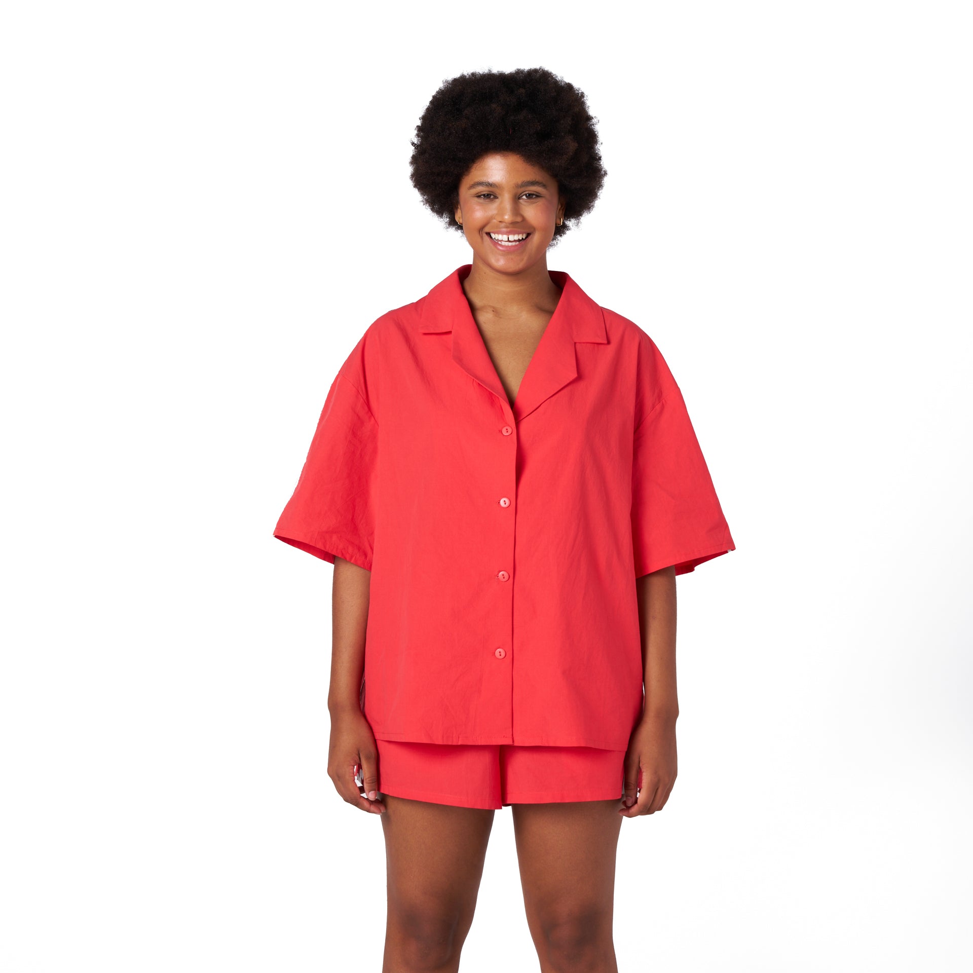 Coral Coast Oversized Button Up Shirt