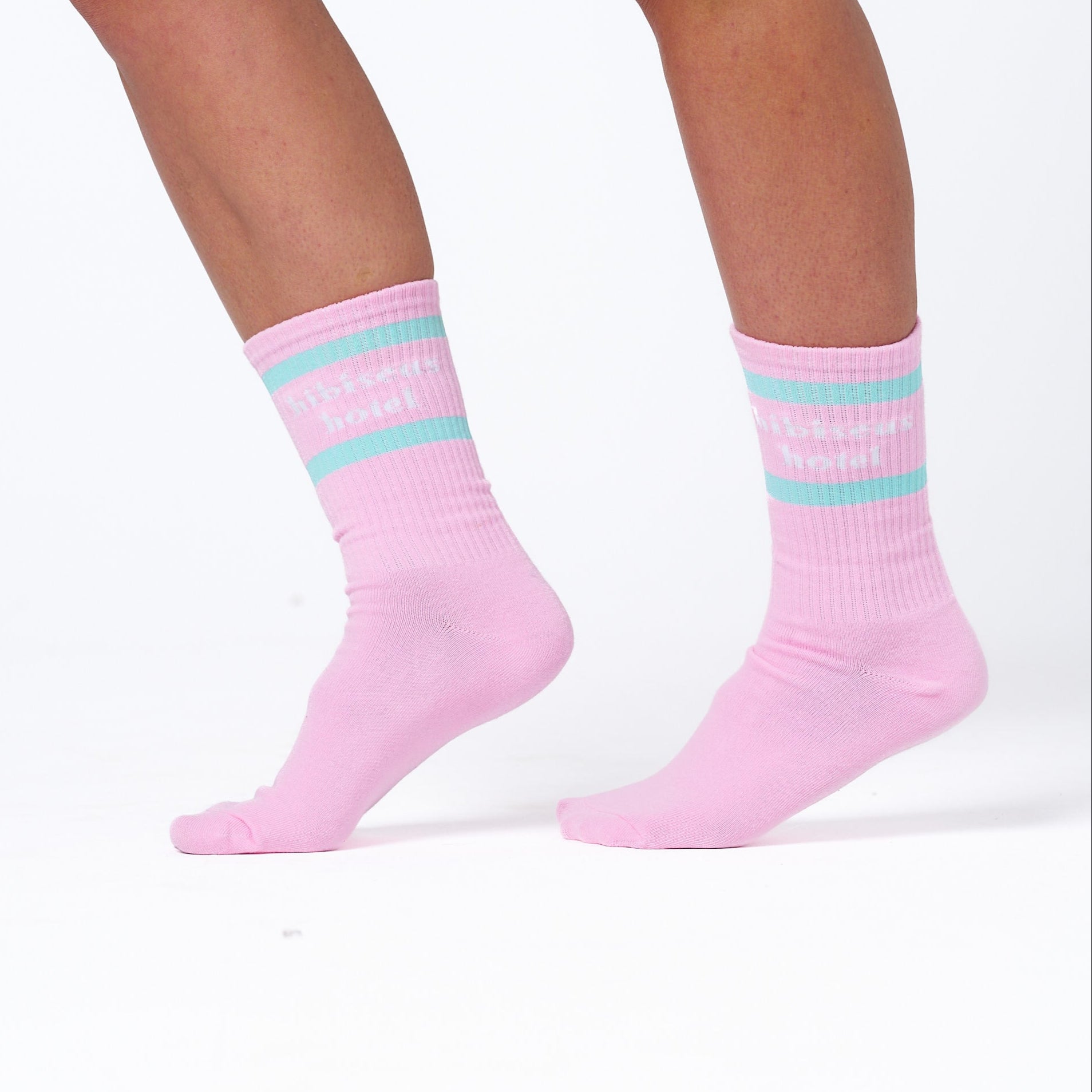 The Layover Sock ~ Pink + Mint