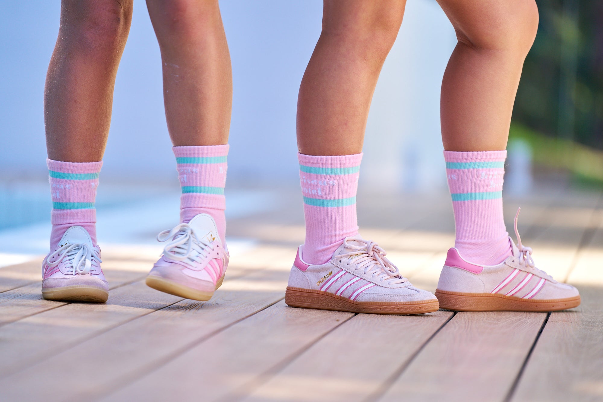 The Layover Sock ~ Pink + Mint