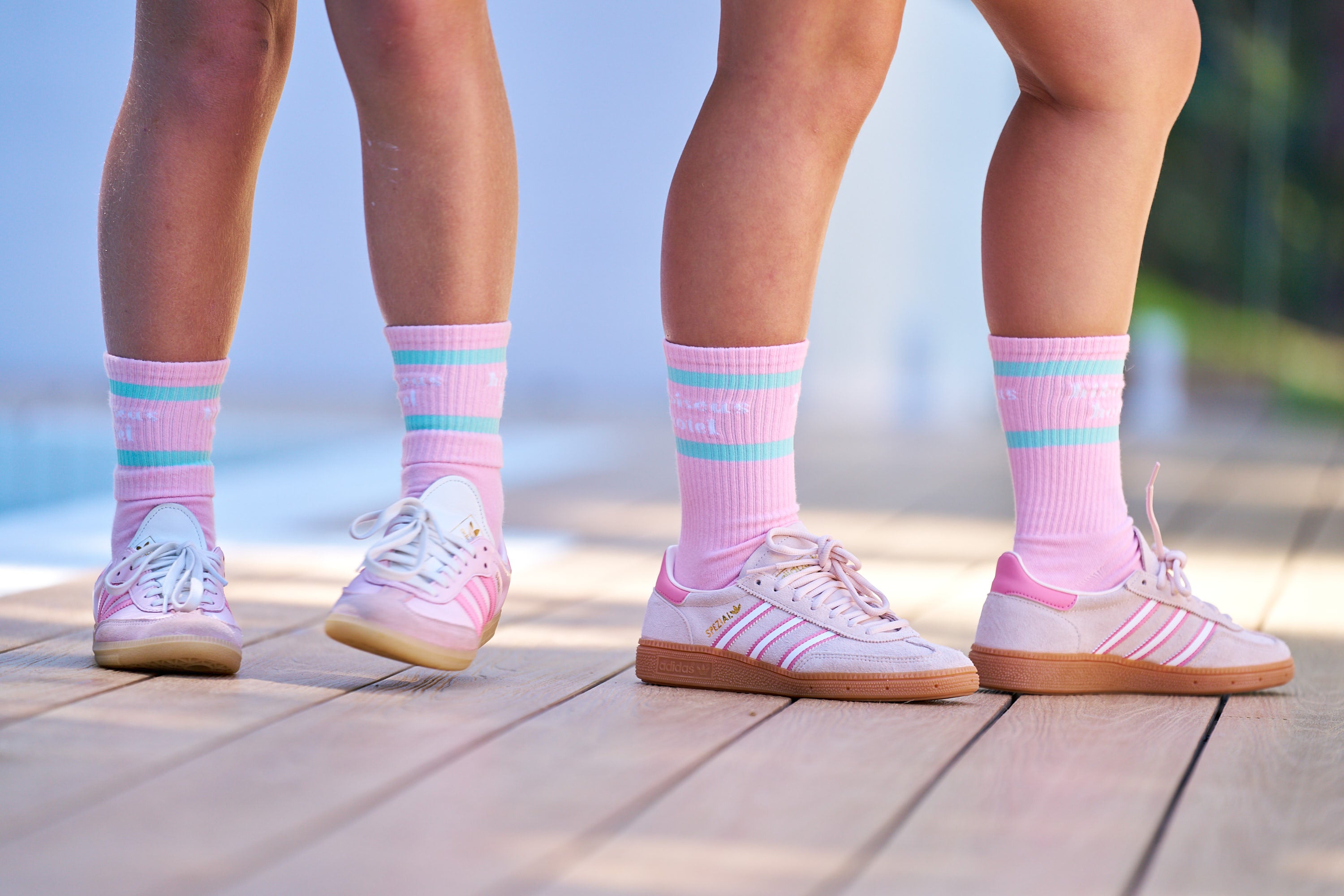 The Layover Sock ~ Pink + Mint